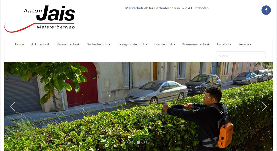 jais-gartentechnik.de Homepage